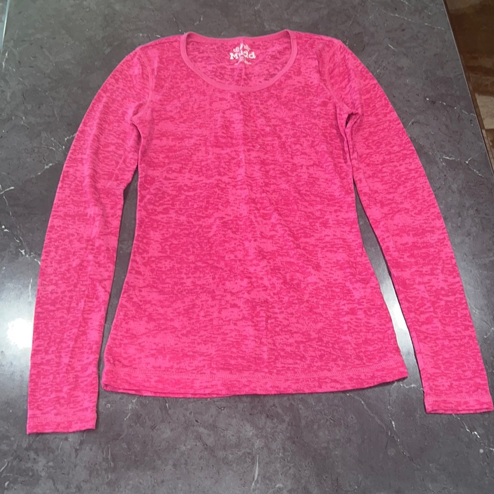 Mudd Burnout Long Sleeve Top Small